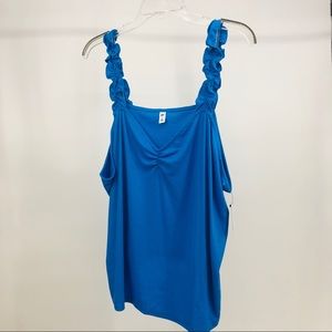 Tank Top Women's  Blue  4 XL Plus Size Nordstom BP Ladies NWT